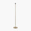 Sesvenna Antique Brass Metal Stick Floor Lamp Base