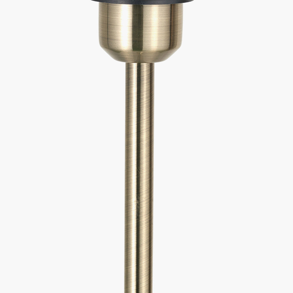 Sesvenna Antique Brass Metal Stick Floor Lamp Base