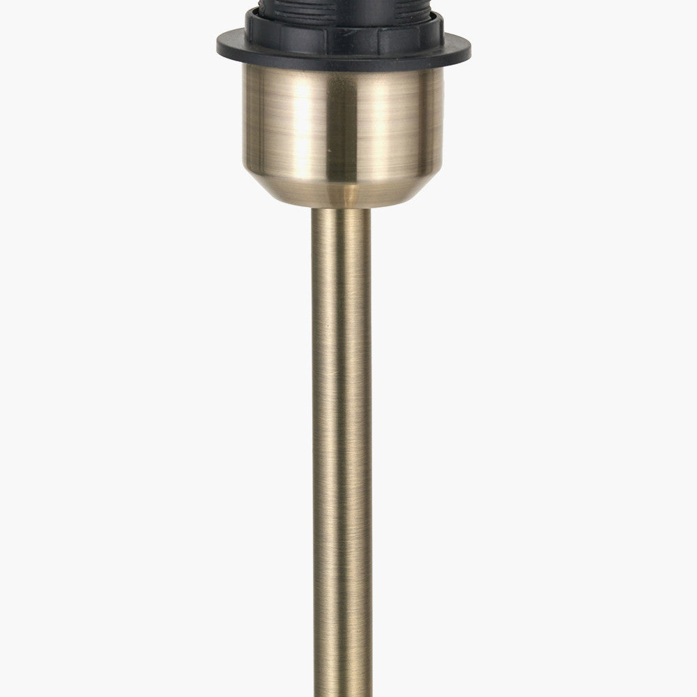 Sesvenna Antique Brass Metal Stick Table Lamp Base