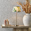 Sesvenna Antique Brass Metal Stick Table Lamp Base