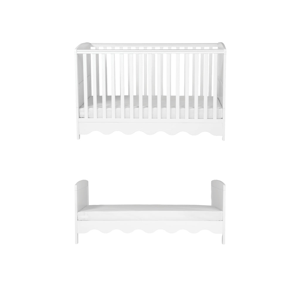 Dancer Cot Bed White