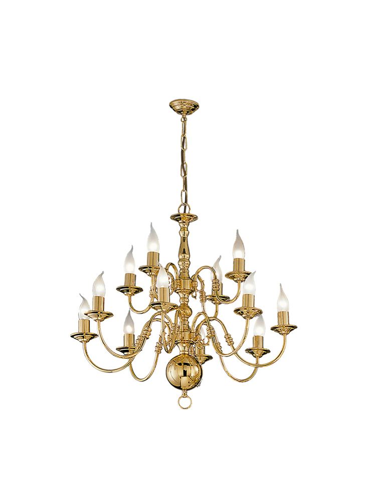 Delft 12lt Fitting - Polished Brass