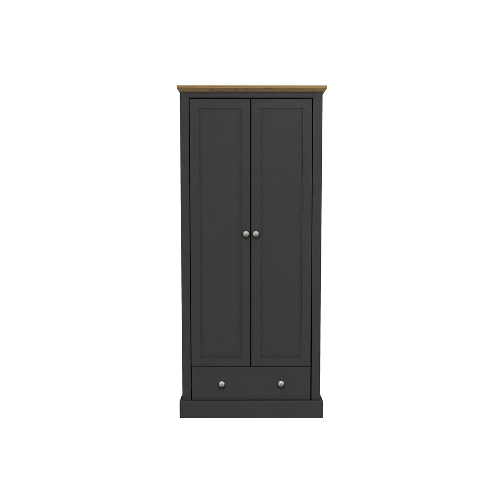 Devon Charcoal Triple Sliding Wardrobe