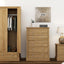 Devon Oak Chest of Drawers