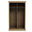 Devon Oak Double Sliding Wardrobe