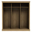 Devon Oak Triple Sliding Wardrobe