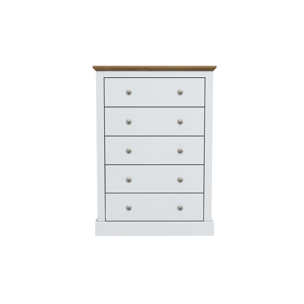 Devon White Triple Sliding Wardrobe