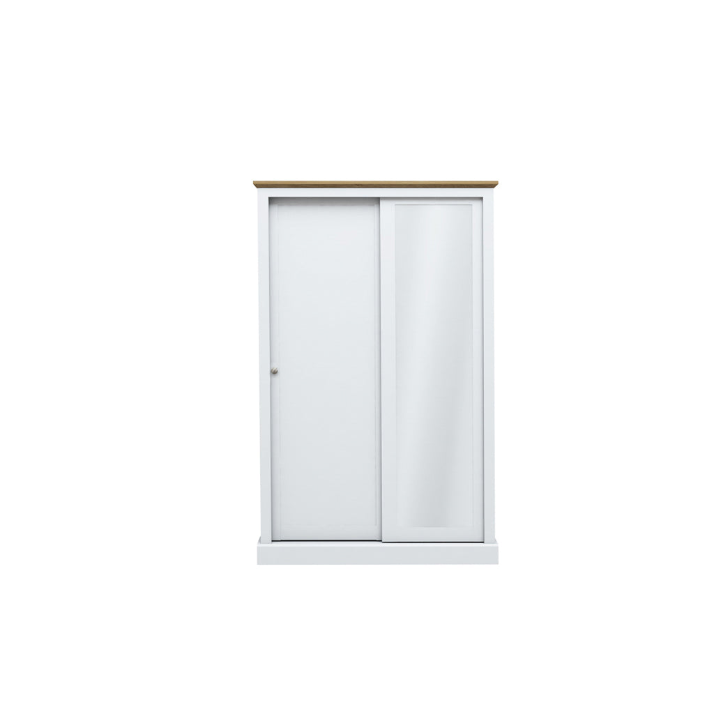 Devon White Triple Sliding Wardrobe