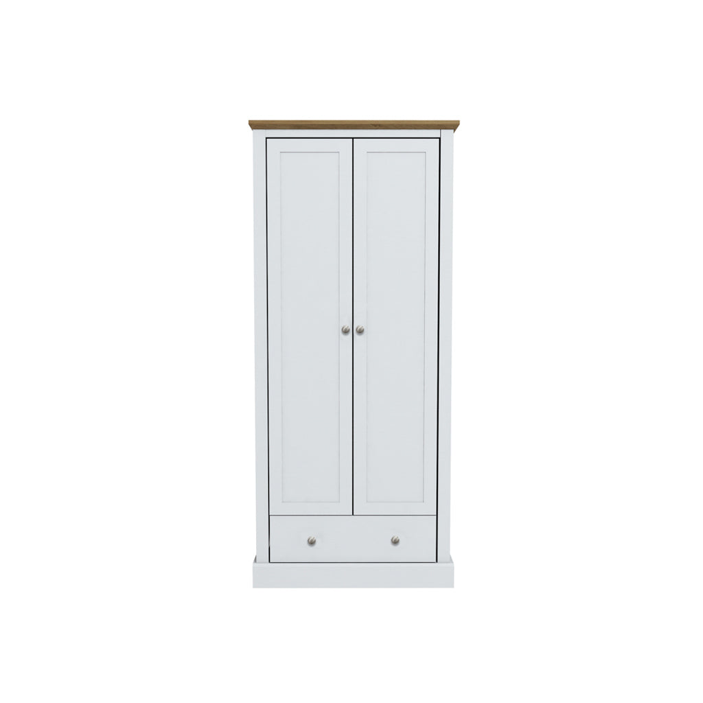 Devon White Double Wardrobe