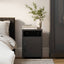 Dillon Black Bedside Cabinet