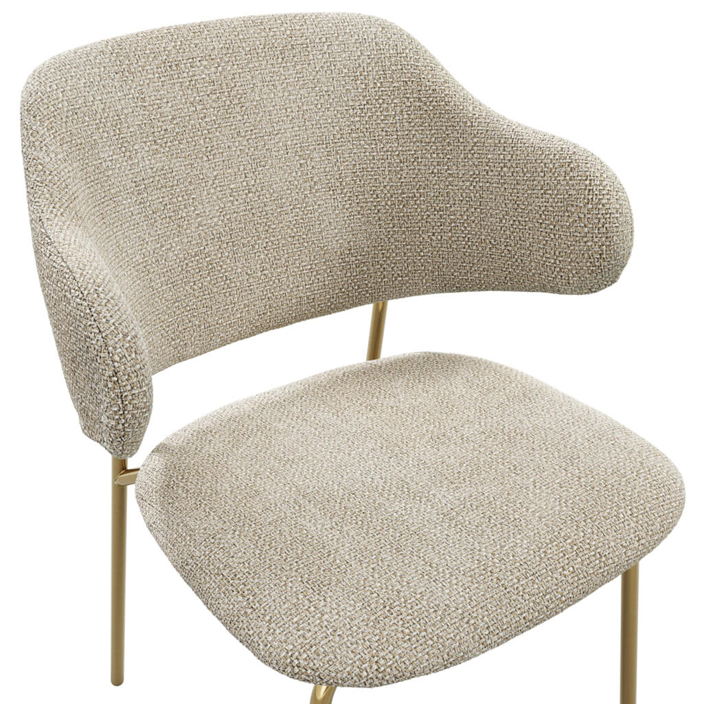 Dorchester Wheat and Gold Dining Chair