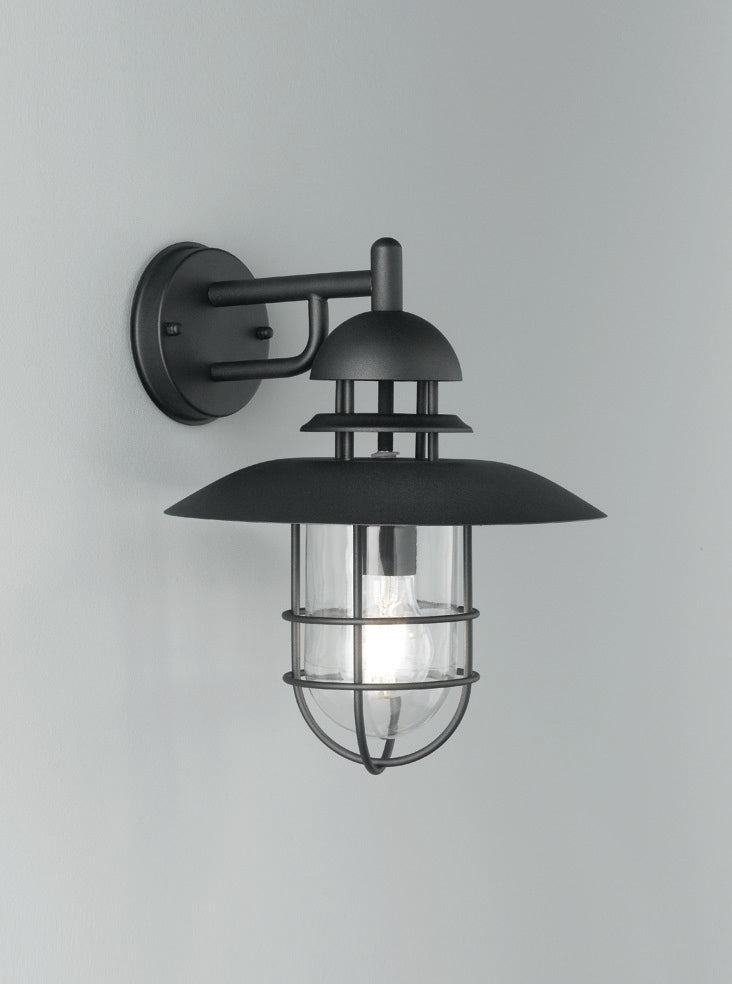 Wharf Exterior Wall Light - Black