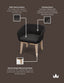Eden Night Chair - Set of 2