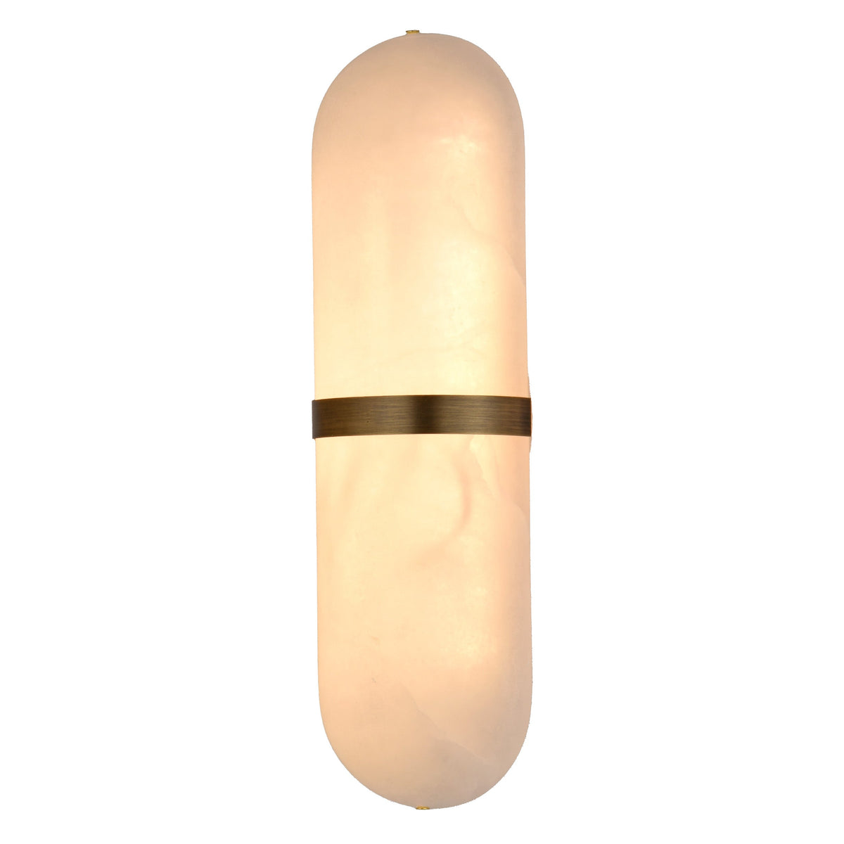 Ellipse Alabaster Sconce.