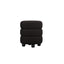Emi Ivory and Black Pouffe