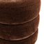 Emi Brandy and Black Pouffe