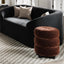 Emi Brandy and Black Pouffe