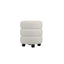 Emi Buff and Black Pouffe