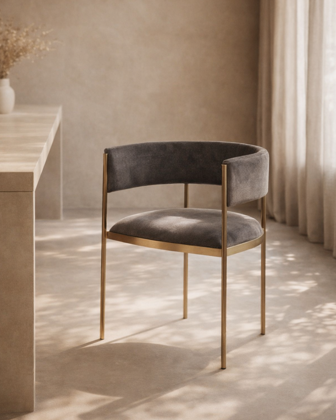 Envie II Dining Chair - Set of 2 - Giselle Dark Charcoal