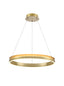 Eternity 600mm Satin Brass LED Pendant