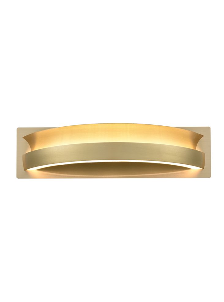 Eternity Satin Brass LED Wall Light