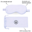Essential Silk Sleep Eye Mask in Sky Blue (Eucalyptus Silk)