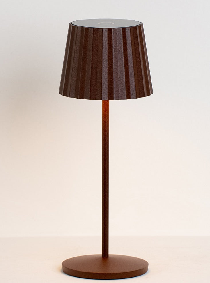 Explorer Portable Table Lamp in Rust
