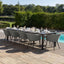Ambition 10 Seat Extending Dining Set - Zinc Grey