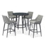 Regal 4 Seat Round Bar Set - Zinc Grey