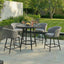 Zen 4 Seat Small Bar Set - Zinc Grey