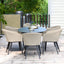 Ambition 6 Seat Oval Dining Set / Oatmeal