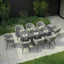 Ambition 8 Seat Oval Dining Set - Zinc Grey