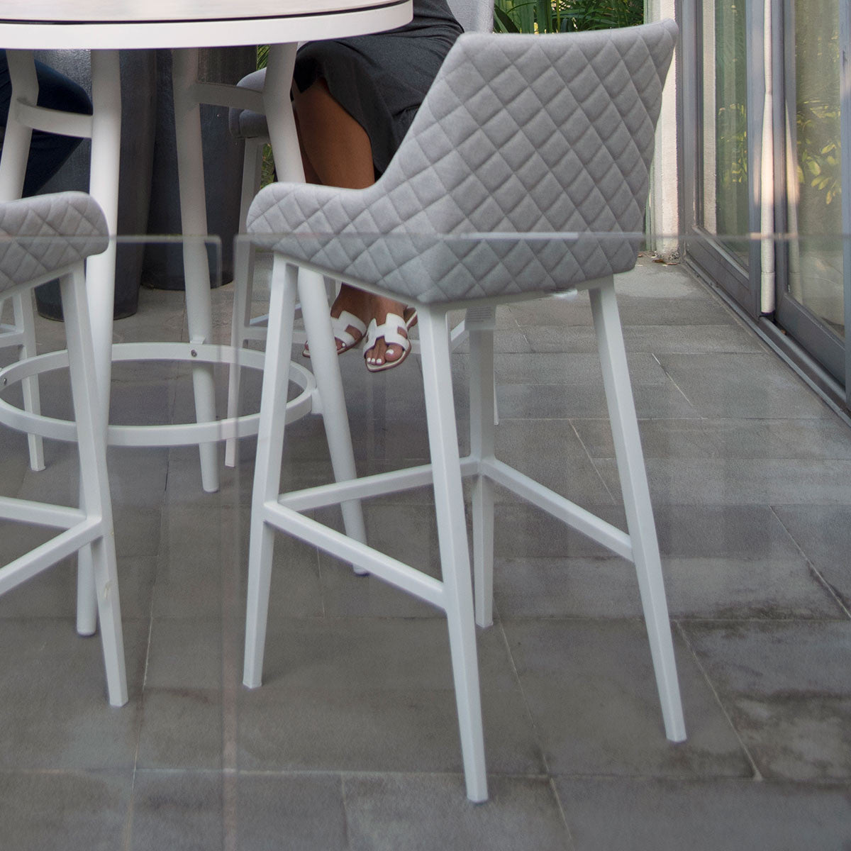 Regal Bar Stool / Lead Chine