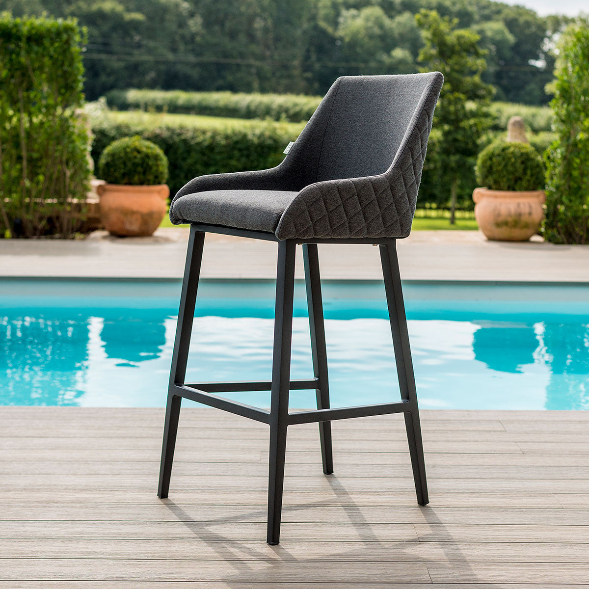 Regal Bar Stool / Charcoal