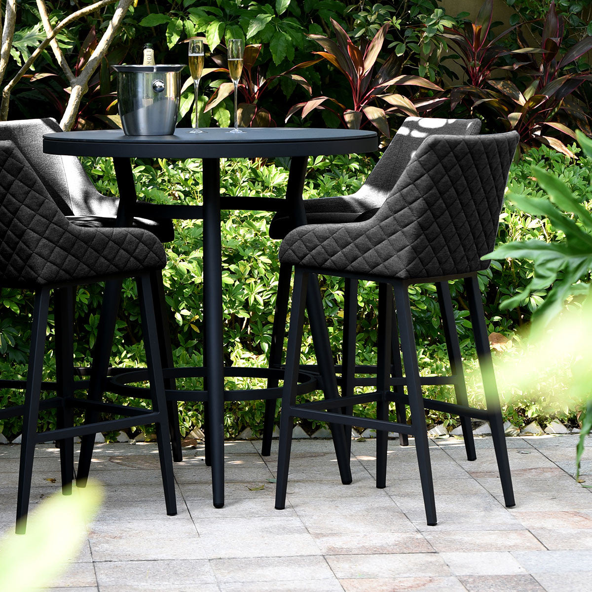 Regal Bar Stool / Charcoal