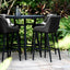 Regal Bar Stool / Charcoal