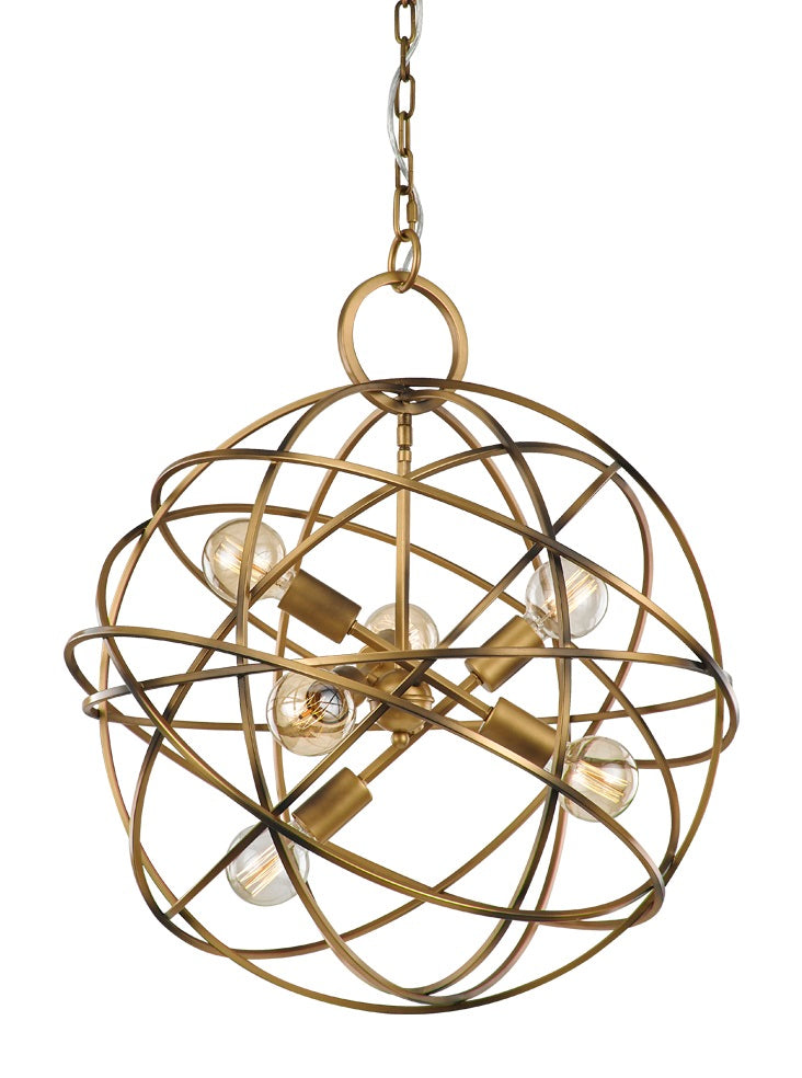 Orbit 6 light Pendant