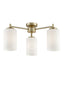 Decima 3 light Fitting (Down)