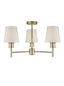 Turin 3 light fitting - Gold Colour