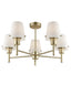 Turin 5 light Fitting - Gold Colour