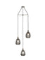 Refract 3 light Spreader - Satin Nickel