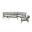 Florence Large Corner Sofa Set With Armchair - Cool Linen