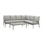 Florence Large Corner Sofa Set - Cool Linen