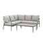 Florence Small Corner Sofa Set - Cool Linen