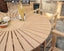 Roma 100cm Round Sunray High Bar Table with 4 Roma Rope Bar Stools
