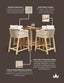 Roma 100cm Round Sunray High Bar Table with 4 Roma Deluxe Bar Stools