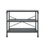 Fairmont Marble & Black Kitchen Island