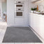 Flex Grey Low Pile Solid Rug