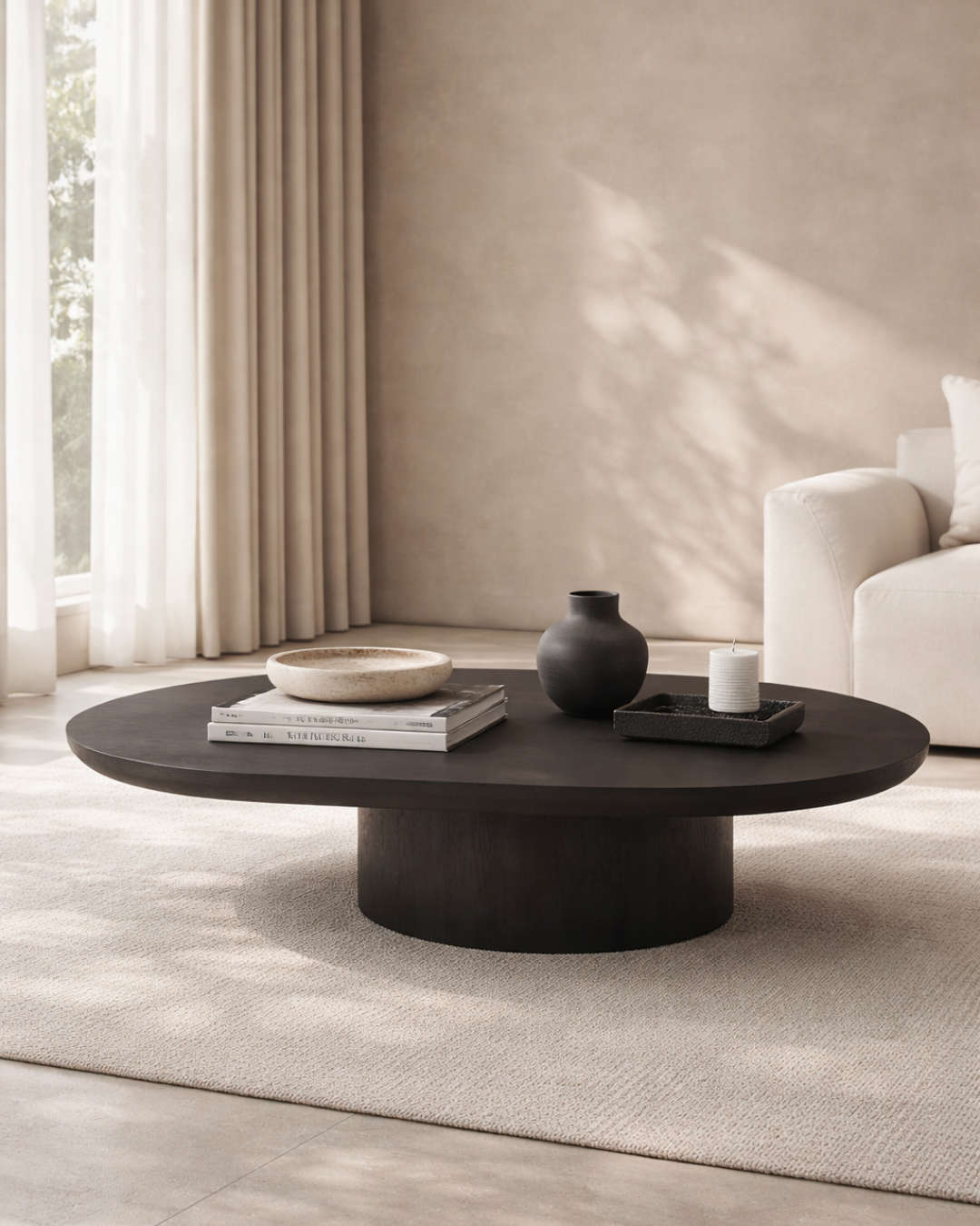 Flexi Coffee Table - Smoke Oak