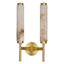 Gemini Twin Alabaster Sconce.
